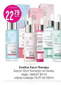 Jaśmin Serum shot kuracja na twarz, szyję i dekolt Face Therapy Eveline oferta