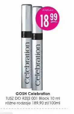 Jaśmin Tusz do rzęs Celebration 001 Black GOSH oferta