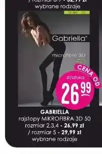 Jaśmin Rajstopy Mikrofibra 3D 50 rozmiar 2,3,4 Gabriella oferta