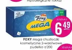 Jaśmin Chusteczki kosmetyczne 2-warstwowe Foxy Mega oferta