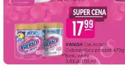 Jaśmin Odplamiacz proszek Vanish Oxi Action pink oferta