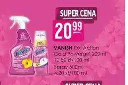 Jaśmin Odplamiacz Vanish Oxi Action Gold Powergel oferta
