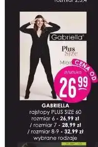Jaśmin Rajstopy Plus Size 60 rozmiar 6 Gabriella oferta