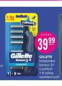 Jaśmin Maszynka do golenia Gillette Sensor 3+ Comfort + 8 ostrzy wymiennych oferta