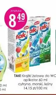 Jaśmin Krążki żelowe do WC aplikator cytryna Tak! oferta