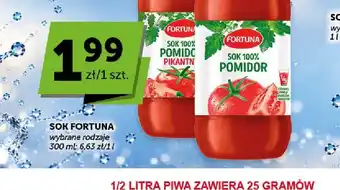 Sok pomidor Fortuna 100%