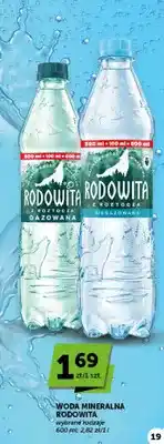 Woda mineralna Rodowita gazowana