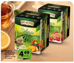 ABC Herbata ekspresowa Big-Active zielona z opuncją i mango oferta