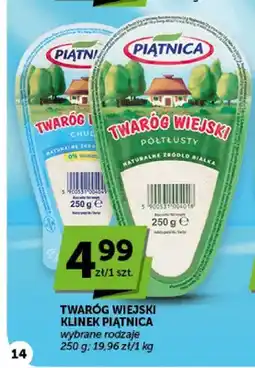 ABC Twaróg wiejski klinek półtłusty Piątnica oferta