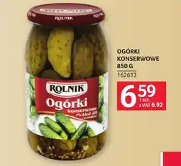 Selgros Ogórki konserwowe Rolnik oferta