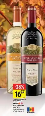 Intermarche Wino białe Mołdawska Dolina Muscat oferta