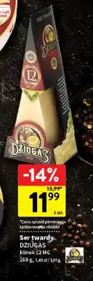Ser twardy Džiugas klinek 12 MC