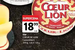 Intermarche Ser Coeur de Lion Camembert oferta