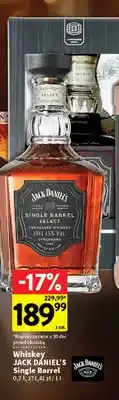 Intermarche Whiskey Jack Daniel's Single Barrel oferta