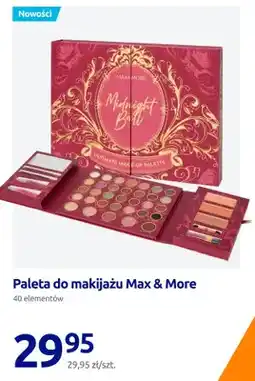Action Paleta do makijażu Max & More 40 elementów oferta
