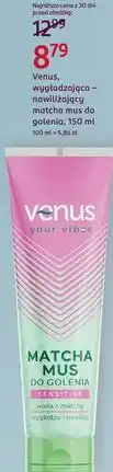 Rossmann Venus, wygładzająco-nawilżający matcha mus do golenia oferta