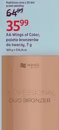 Rossmann AA Wings of Color, paleta bronzerów do twarzy oferta