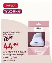 Rossmann AA, roller do masażu twarzy z różowego kwarcu, 1 szt oferta