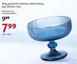 Rossmann Eloy, pucharek szklany, różne kolory, poj. 320 ml, 1 szt oferta