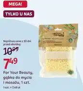 Rossmann For Your Beauty, gąbka do mycia i masażu oferta