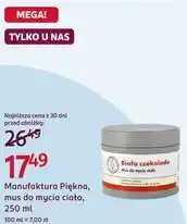 Rossmann Manufaktura Piękna, mus do mycia ciała oferta