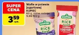 Carrefour Wafle w polewie jogurtowej kupiec oferta