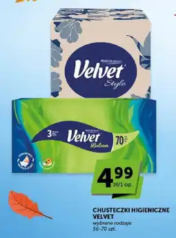 Groszek Chusteczki higieniczne Velvet oferta