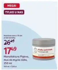 Rossmann Manufaktura Piękno, mus do mycia ciała, 250 ml oferta