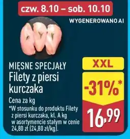 ALDI Filety z piersi kurczaka oferta