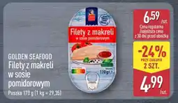 ALDI GOLDEN SEAFOOD Filety z makreli w sosie pomidorowym oferta