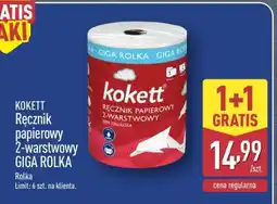 ALDI KOKETT Ręcznik papierowy 2-warstwowy GIGA ROLKA oferta