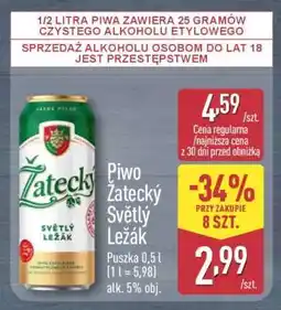 ALDI Piwo Žatecký Světlý Ležák oferta