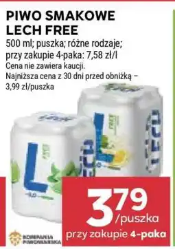 Stokrotka Market Piwo smakowe LECH FREE oferta
