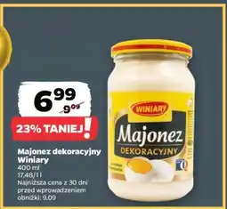 Netto Majonez dekoracyjny WINIARY oferta