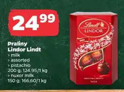 Netto Praliny LINDOR LINDT oferta