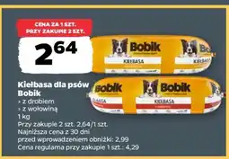 Netto Kiełbasa dla psów Bobik oferta
