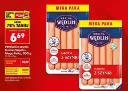 Biedronka Parówki z szynki Kraina Wędlin Mega Paka, 500 g oferta