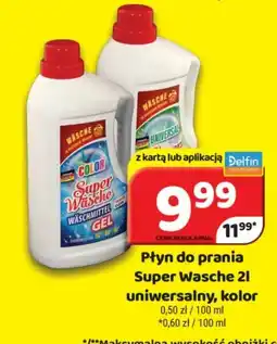 Delfin Płyn do prania Super Wasche 2l uniwersalny, kolor oferta