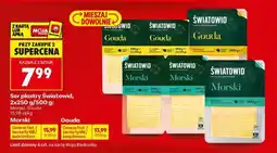 Biedronka Ser plastry Światowid 2x250 g / 500 g oferta