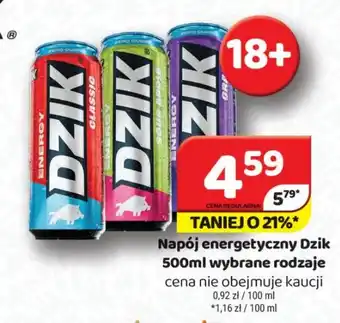 Napój energetyczny Dzik