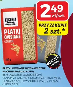 Top Market Płatki Owsiane Błyskawiczne Kuchnia Babuni Aluni oferta