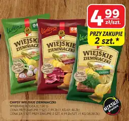 Top Market Chipsy Wiejskie Ziemniaczki Lorenz oferta