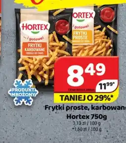 Delfin Frytki proste, karbowane Hortex oferta