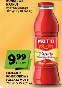 Groszek Przecier pomidorowy Passata Mutti oferta