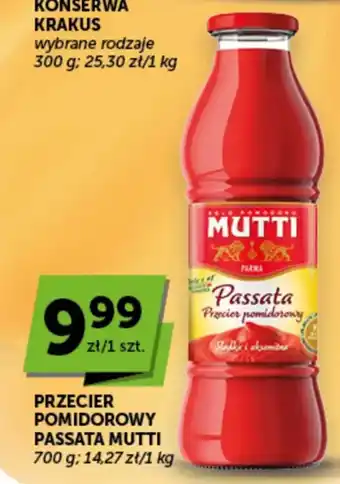 Przecier pomidorowy Passata Mutti