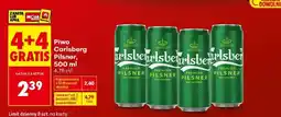 Biedronka Piwo Carlsberg Pilsner, 500 ml oferta