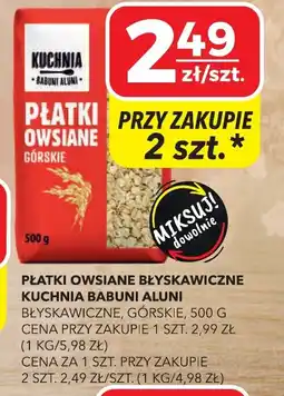 Top Market Płatki Owsiane Błyskawiczne Kuchnia Babuni Aluni oferta