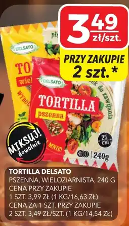 Top Market Tortilla Delsato Pszenna Wieloziarnista oferta
