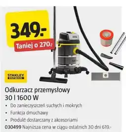 Jula Odkurzacz przemysłowy Stanley Fatmax oferta