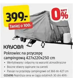 Jula Pokrowiec na przyczepę campingową Kayoba oferta